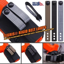 Tegris® Rigid Belt Loops with Pull-the-Dot Snap & Hardware - IWB - 2 Sizes
