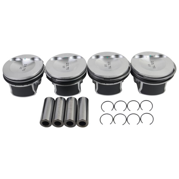 4X Kolben Satz FüR Audi VW Seat 2.0 Tfsi TSI CDH Ccza Cjka Ø 21Mm 06H107065BE-image