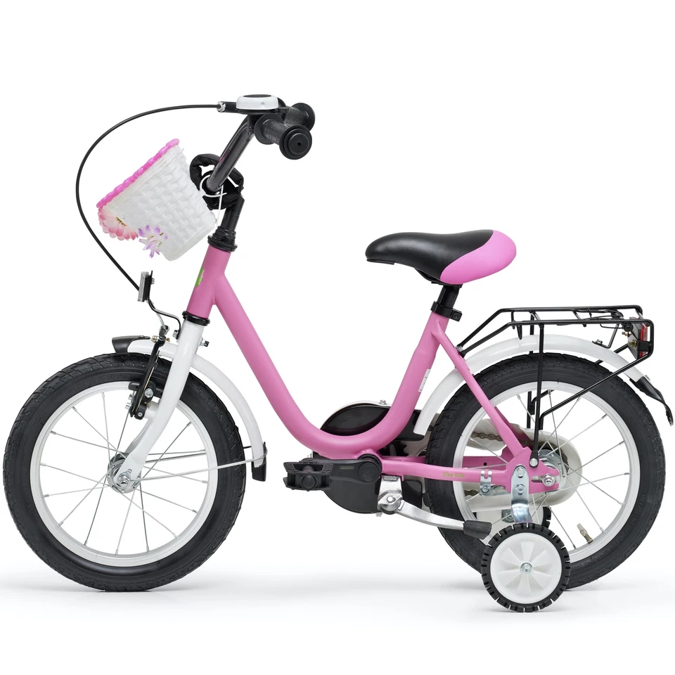 Qualitäts Kinderfahrrad 12 Zoll matt Pink Mädchen Kinderrad Fahrrad ab 3 Jahre  - Bild 2 von 4