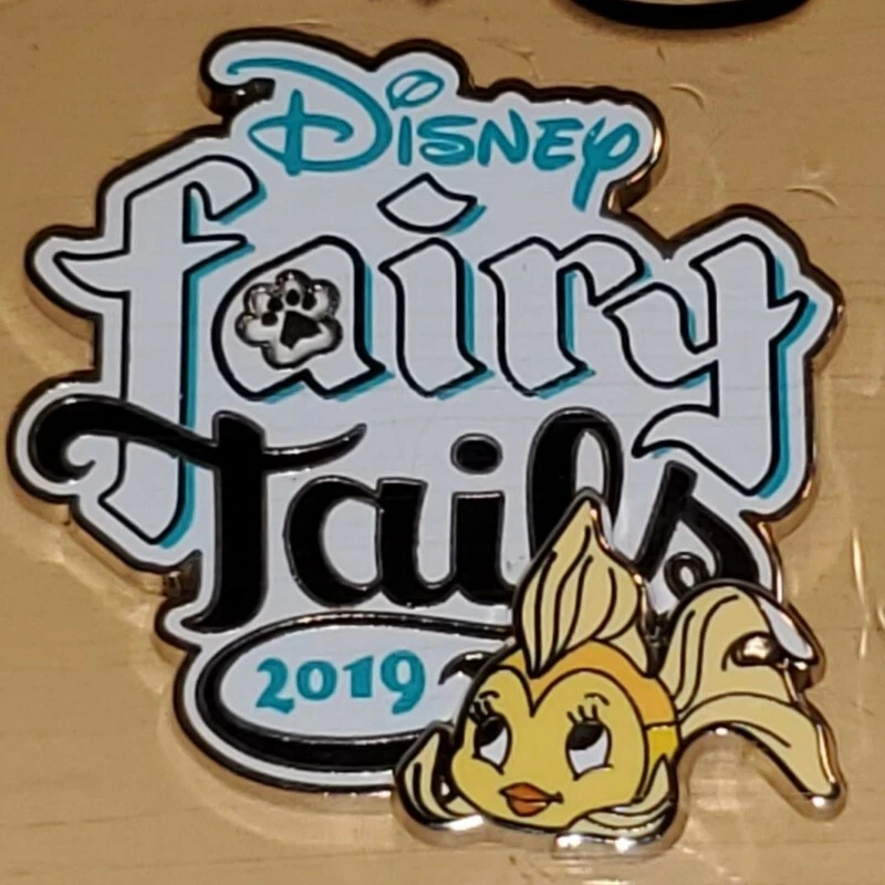 Disney Pin Fairy Tails Logo Pin Cleo ~ Pinocchio LE 1200 Free Shipping