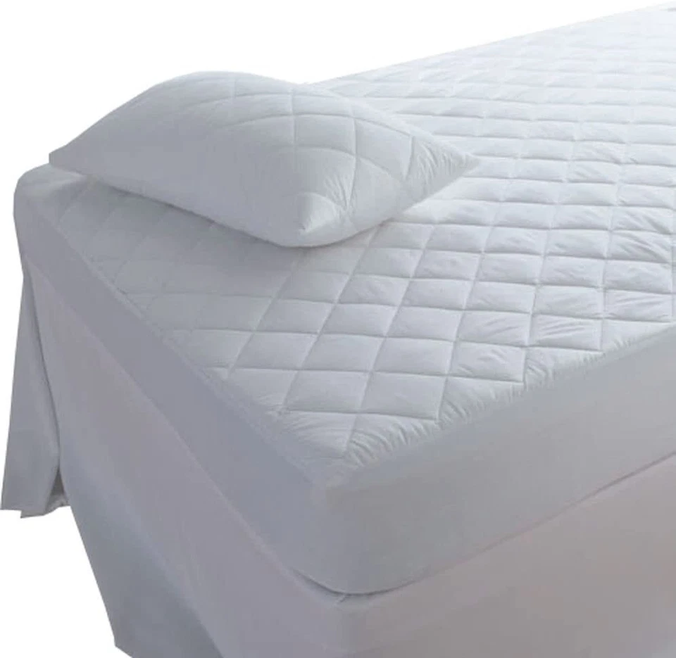 EXTRA DEEP QUILTED MATTRESS PROTECTOR FITTED BED COVER SINGLE, DOUBLE, KING SIZE