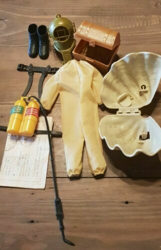 Tenue Vintage Big Jim – Mission Plongeur – Mattel – Occasion