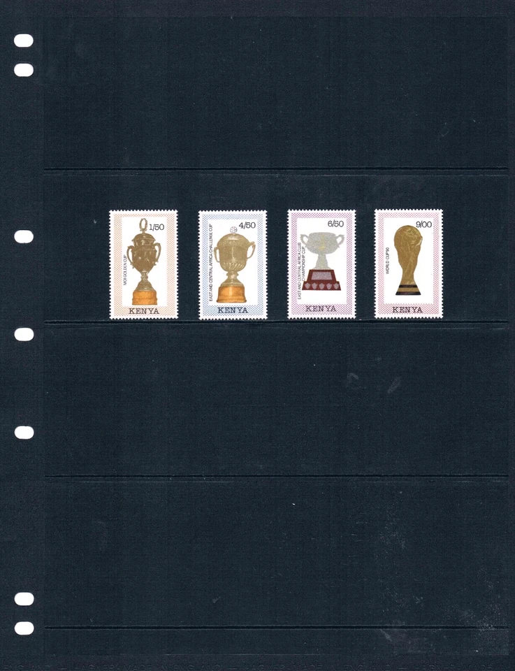 $12.50 Scott Value - 1990 KENIA Trofeos Fútbol Fútbol Deportes CV MNH NH UMM Foto 2 de 4