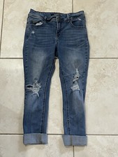 Indigo Rein Cuffed Women  s Jeans Size 11