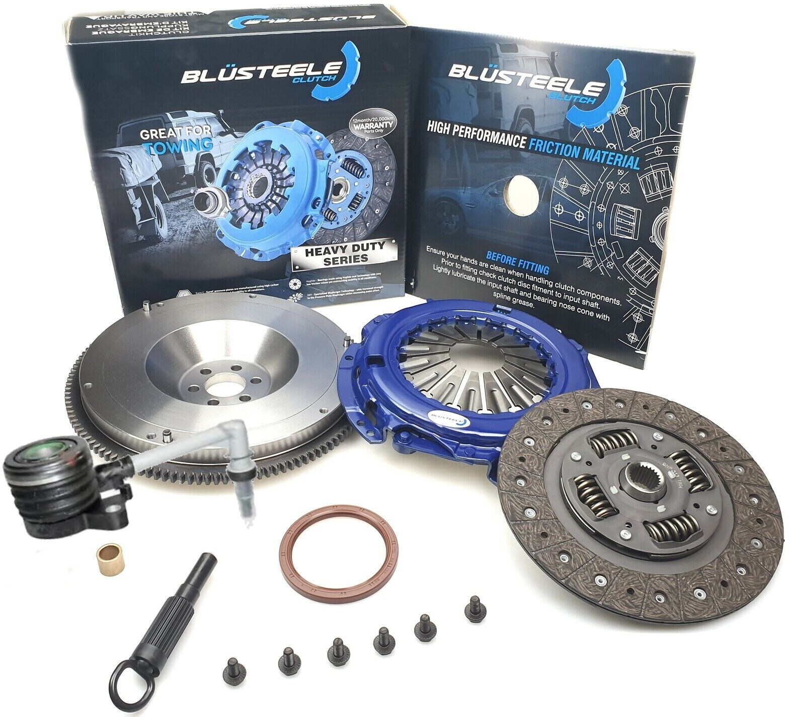 BLUSTEELE clutch kit HEAVY DUTY for NISSAN xtrail T31 QR25DE 2.5l solid FLYWHEEL eBay