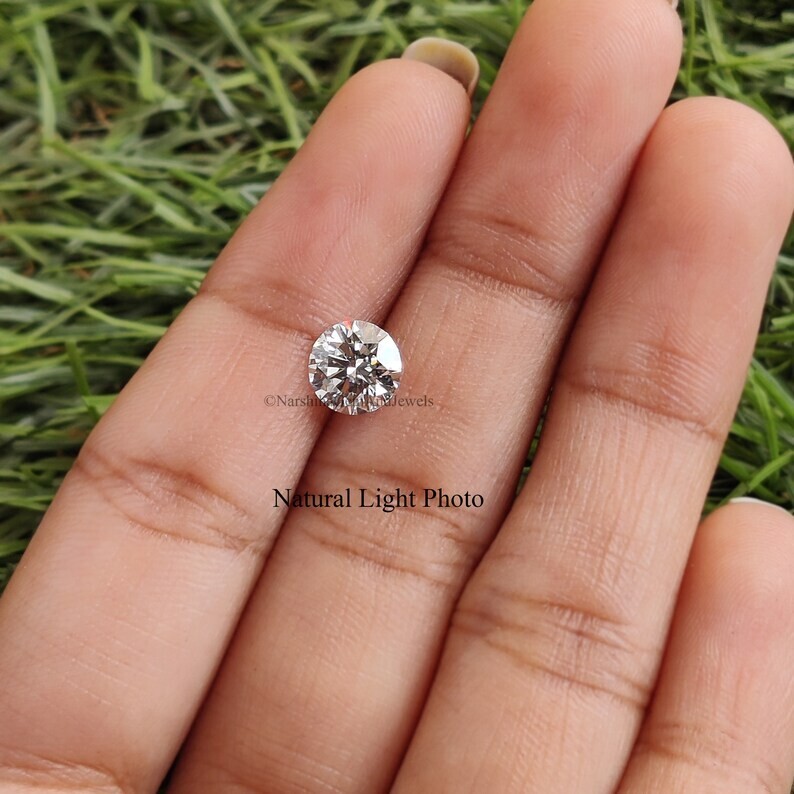 VVS1 CLARITY 3 CT NATURAL D COLOR LOOSE LAB GROWN DIAMOND ROUND 