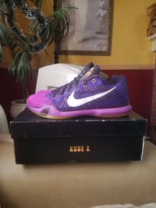 kobe purple basketball shoes