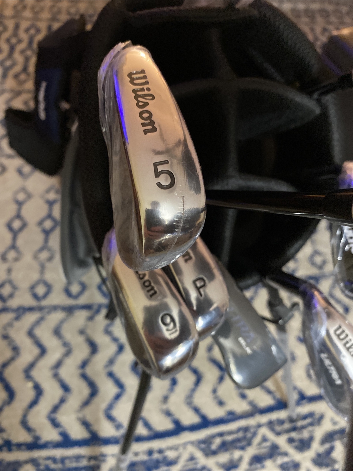 Wilson BLK Ultra Golf Set With Golfballs (Left Handed) eBay