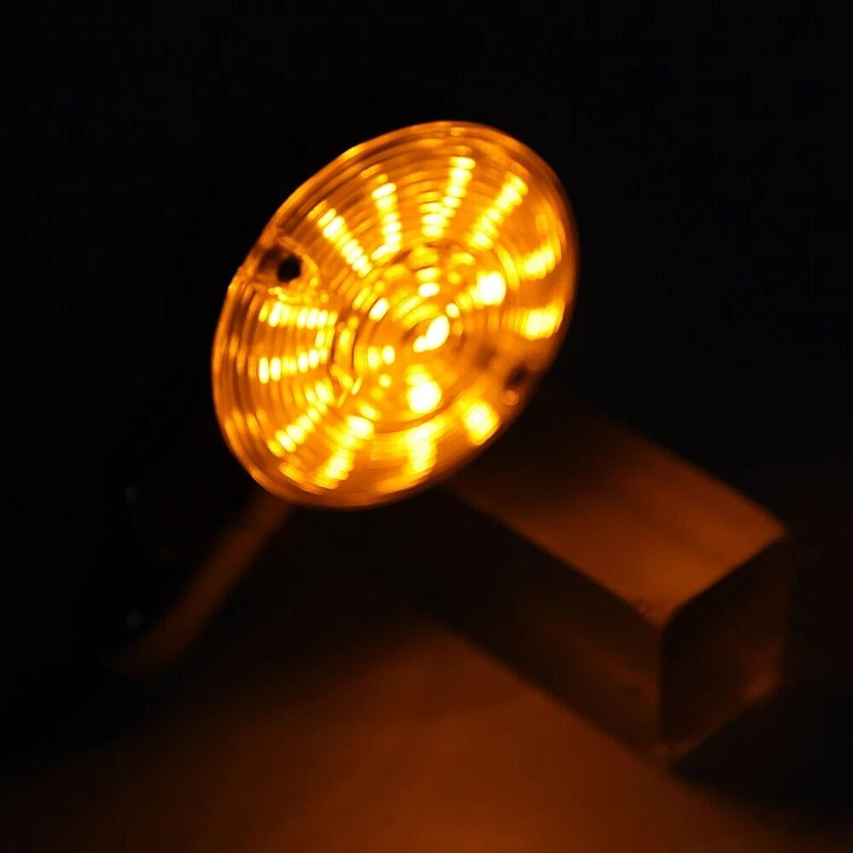 Chrome LED Passing Signals Lights Bar for Honda Suzuki Kawasaki Yamaha Cruisers Foto 4 de 4