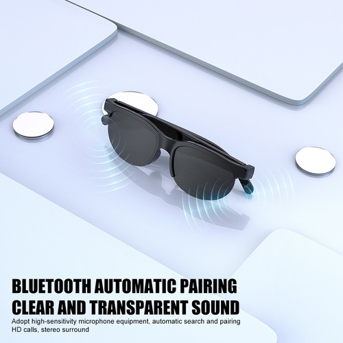 Smart Glasses, Bluetooth Call & Music Sunglasses Open Ear Headset w/Translation - Picture 12 of 19