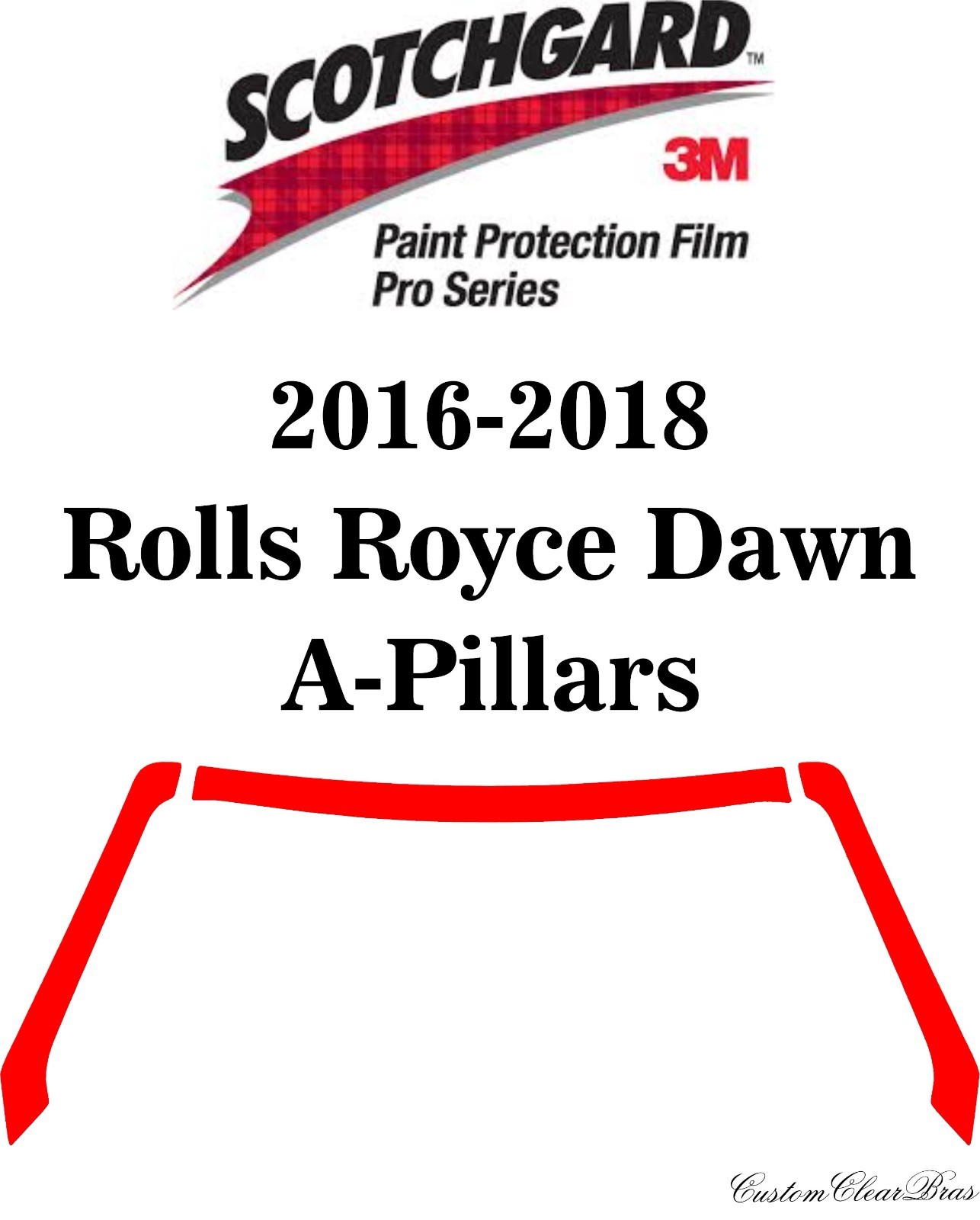 3M Scotchgard Paint Protection Film Pro Series 2016 2017 2018 Rolls Royce Dawn