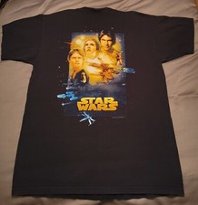 Star Wars A New Hope Episode IV T-Shirt Vintage 90s 1997 Size L