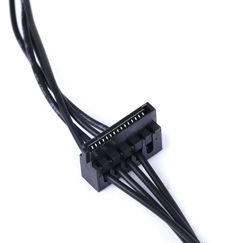 45CM Mini 4 Pin to 2 Sata SSD power supply cable for lenovo M410 M610 M415 B&Z0 - Photo 11/12