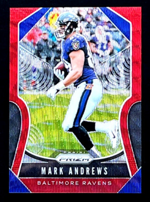 Mark Andrews 2019 Prizm Red Wave 29/149 Parallel Baltimore Ravens No 70