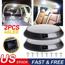 2x 46 Led Car Vehicle Interior Indoor Roof Ceiling Dome Light White Lamp Ip67