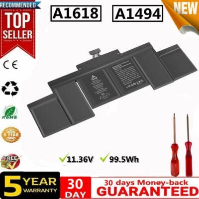 ✅A1494 A1618 Battery for MacBook Pro 15"A1398 Mid 2014 2015 Late 2013 EMC 2674 - Image 1 of 4