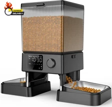 Automatic Cat Feeder for 2 Cats, 20 Cups/5L Automatic Cat Food Dispenser for Sma