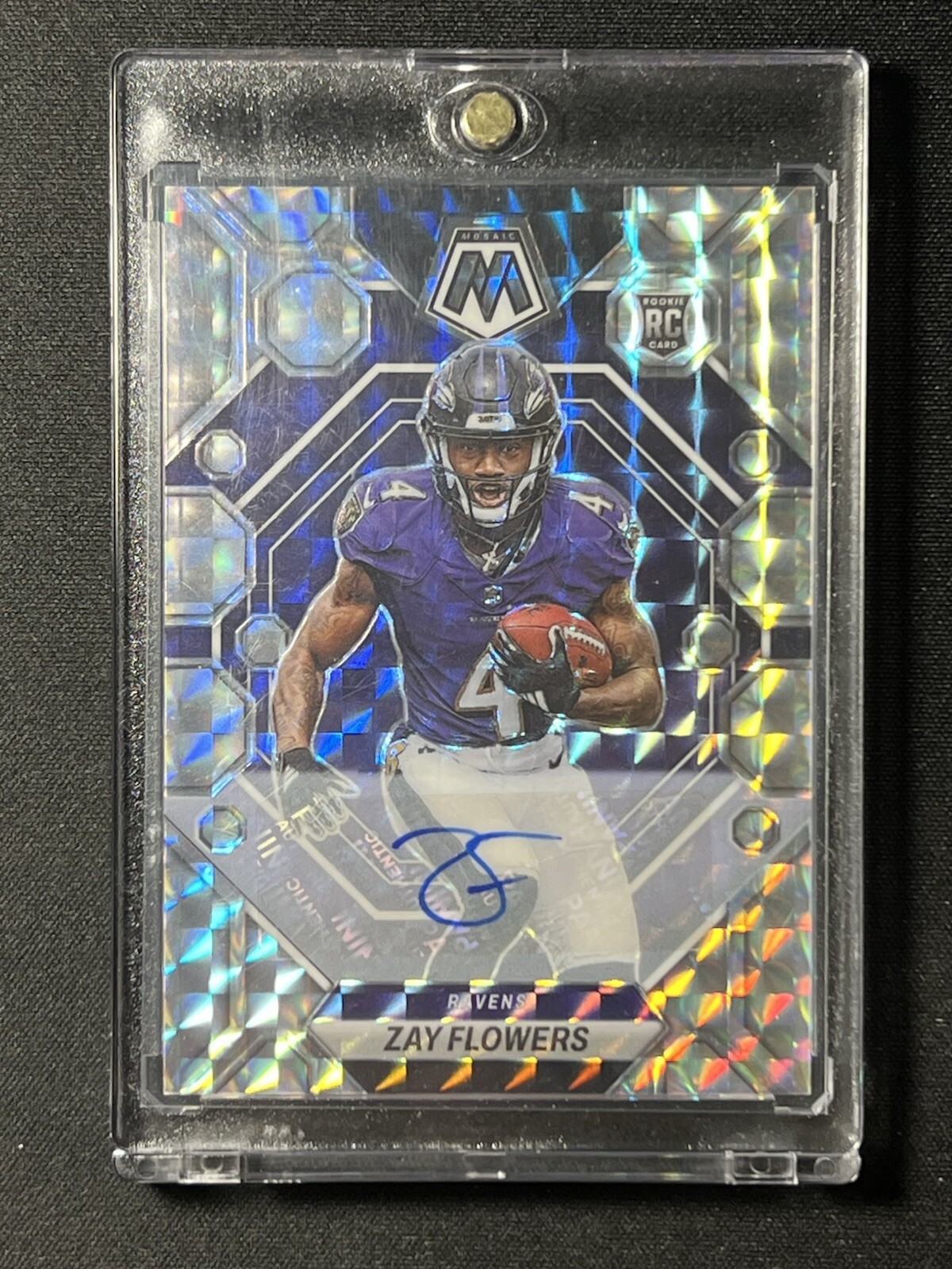 2023 Panini Mosaic ZAY FLOWERS Rookie Auto #380!!!🔥🔥🔥