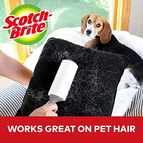 Scotch-Brite Lint Roller, Works Great on Pet Hair, 60 Sheets - Bild 5 von 8