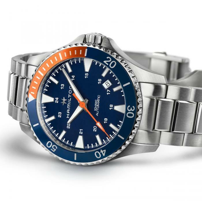 Hamilton Khaki Navy Blue Men's Watch - H82365141 for sale online Hamilton Khaki Navy Blue Men's Watch - H82365141 for sale online