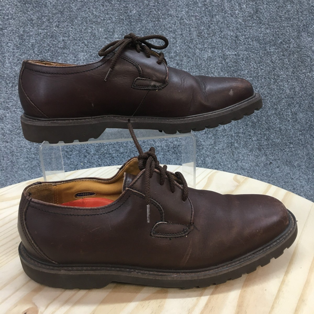 Florsheim Brown Leather Lace Up Mens Oxford Shoes Size US 9.5M ?NEW MENS FLORSHEIM LAUNCH PLAIN TOE OXFORD? Available in  main image 3