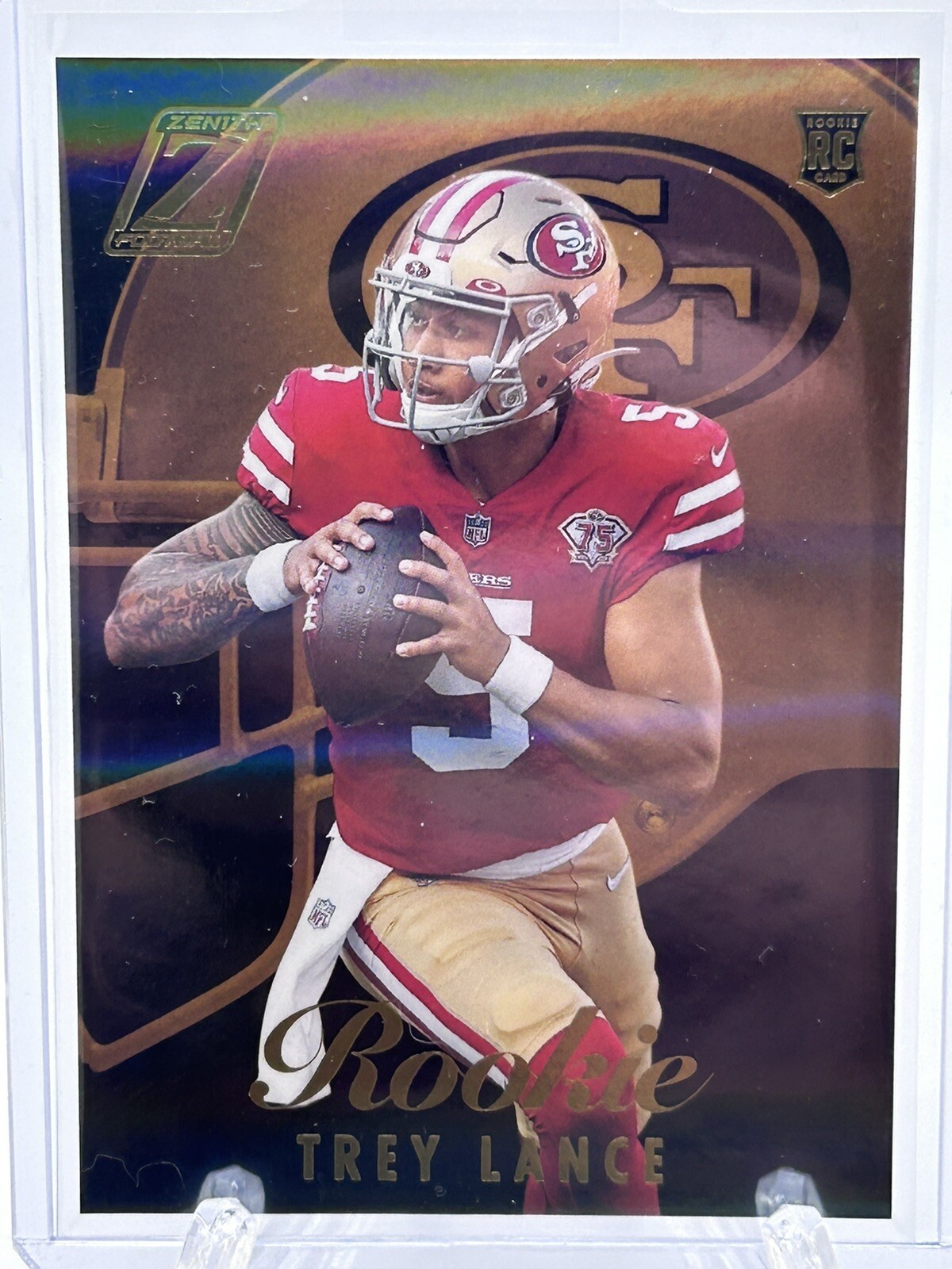 2021 Zenith Football Trey Lance Rookie Card #54