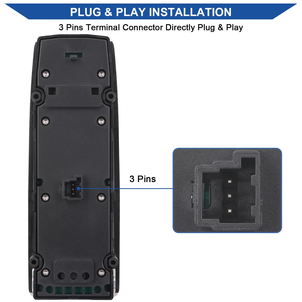 Window Switch Control for 2008-2012 Mercedes Benz C230 C250 C280 C300 C350 C63 Foto 3 de 4