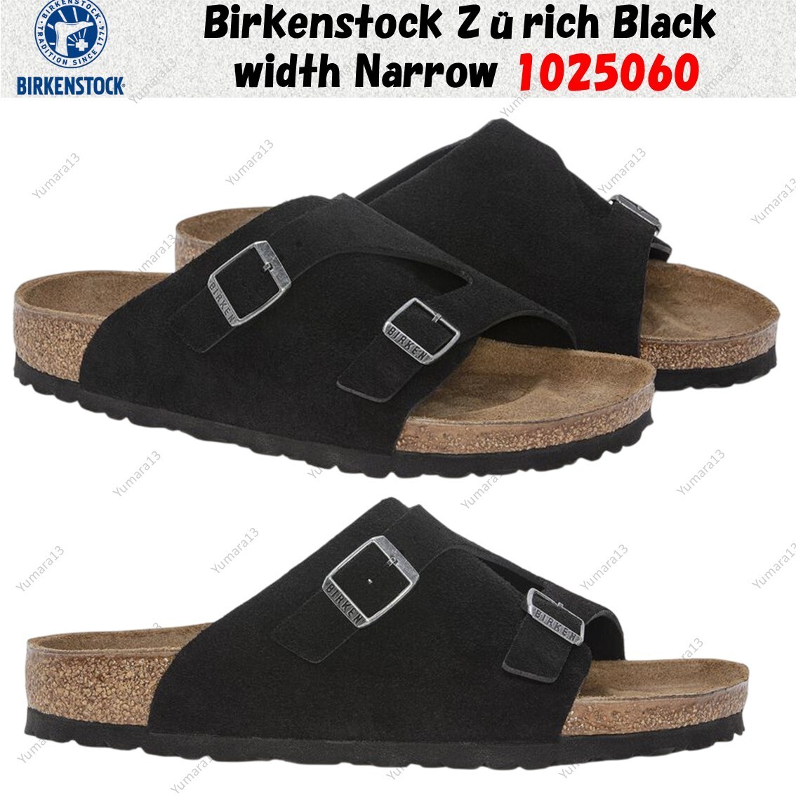 靴 Birkenstock Zurich Black 43 19511246_43507046_300.jpg