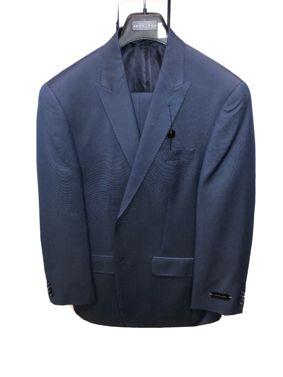 Sean john double breasted suit cheap