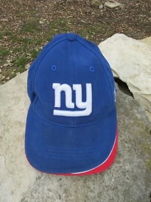 Casquette NEW YORK GIANT football américain US NFL Reebok cap bleu - Photo 1/4