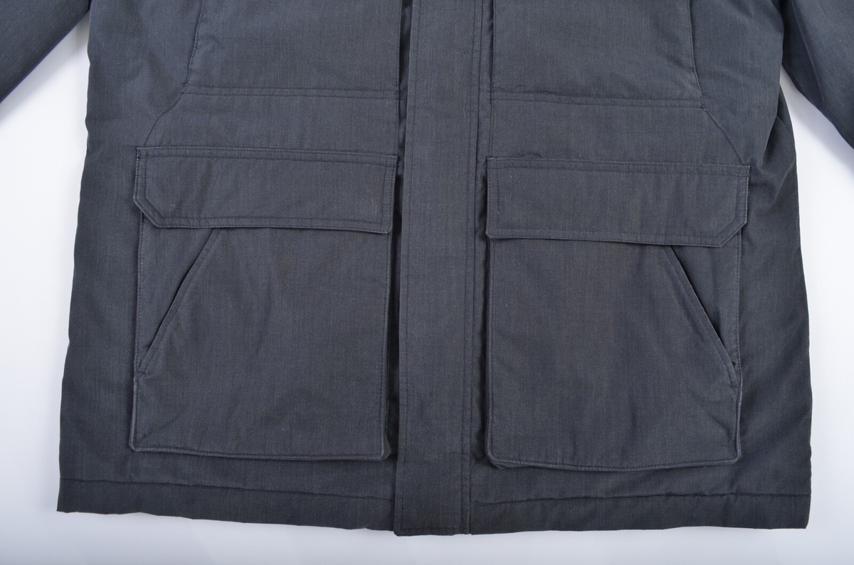 Woolrich Thermore Insulation Mens Blue-Gray Jacket sz L / XL | eBay