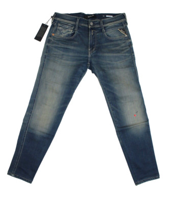 Replay Anbass Hyperflex Herren Jeans - M914 - blau - Top Denim Jeans - W30 L32