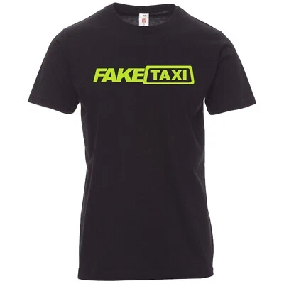 Jhk - Fruit of the loom Camiseta T-Shirt Fake Taxi Estampa Fluo Algodón - Imagen 1 de 2