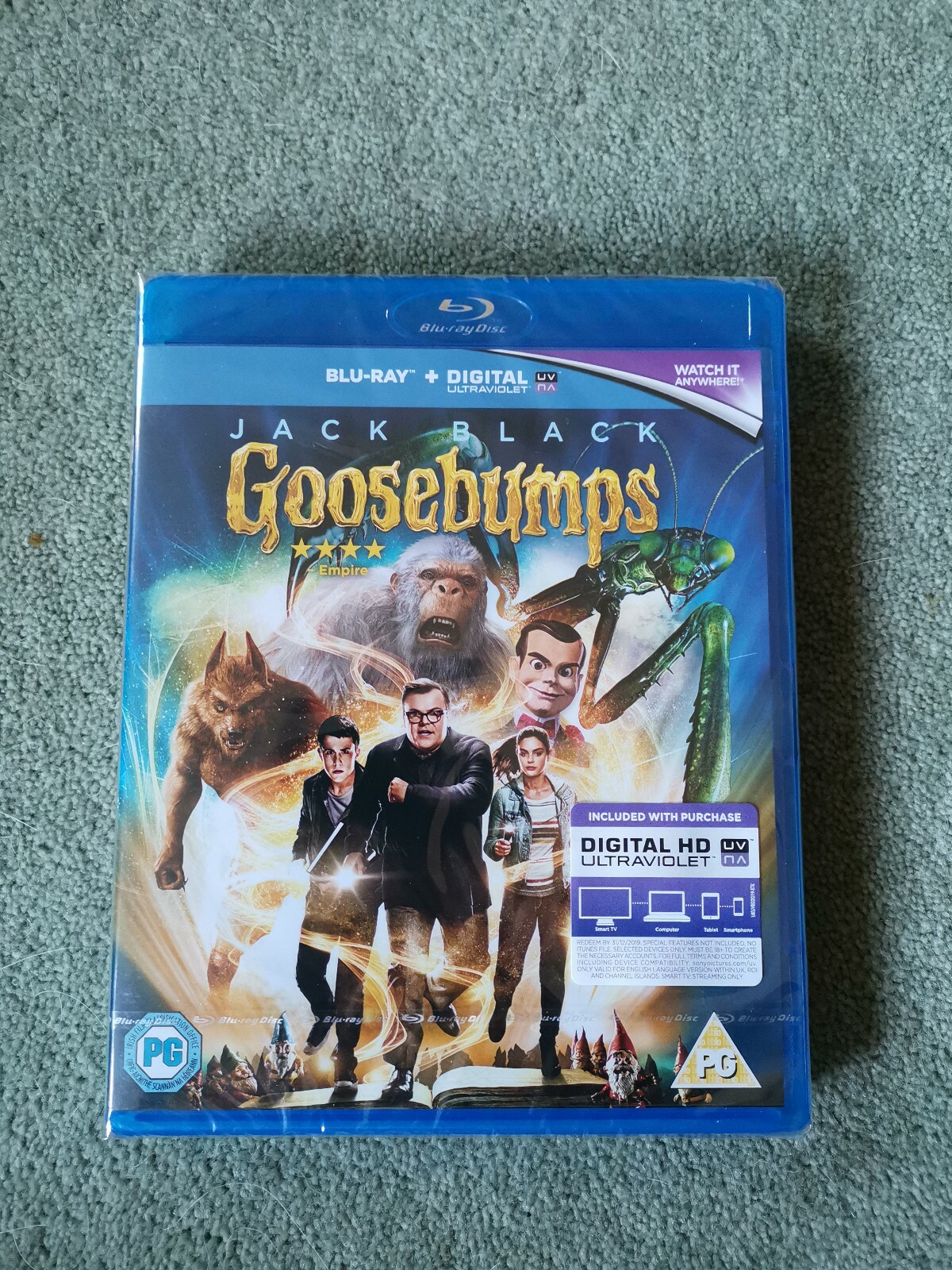 Goosebumps [Blu-ray] [2016] Brand New & Factory Sealed. Free Post