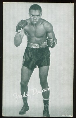 1947-66 Boxing Exhibit Card - Freddy Dawson