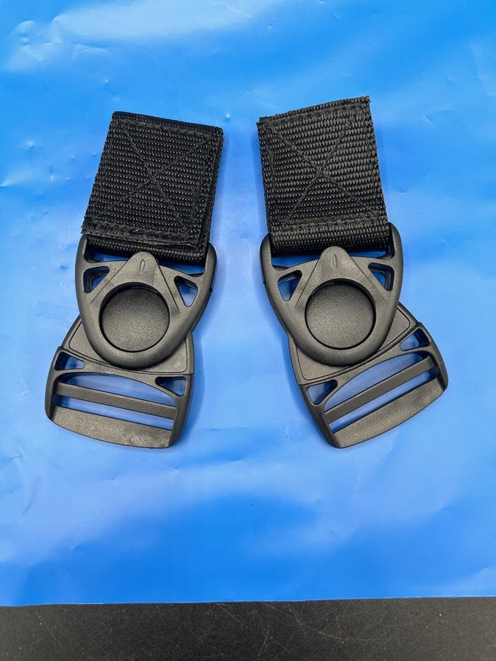 BLACKHAWK Serpa CQC Holster drop leg Belt Clips - Black Hook & Loop Replacement - Image 4 of 4