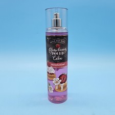 Bath  Body Works STRAWBERRY POUND CAKE Fine Fragrance Body Mist Spray 8 Oz