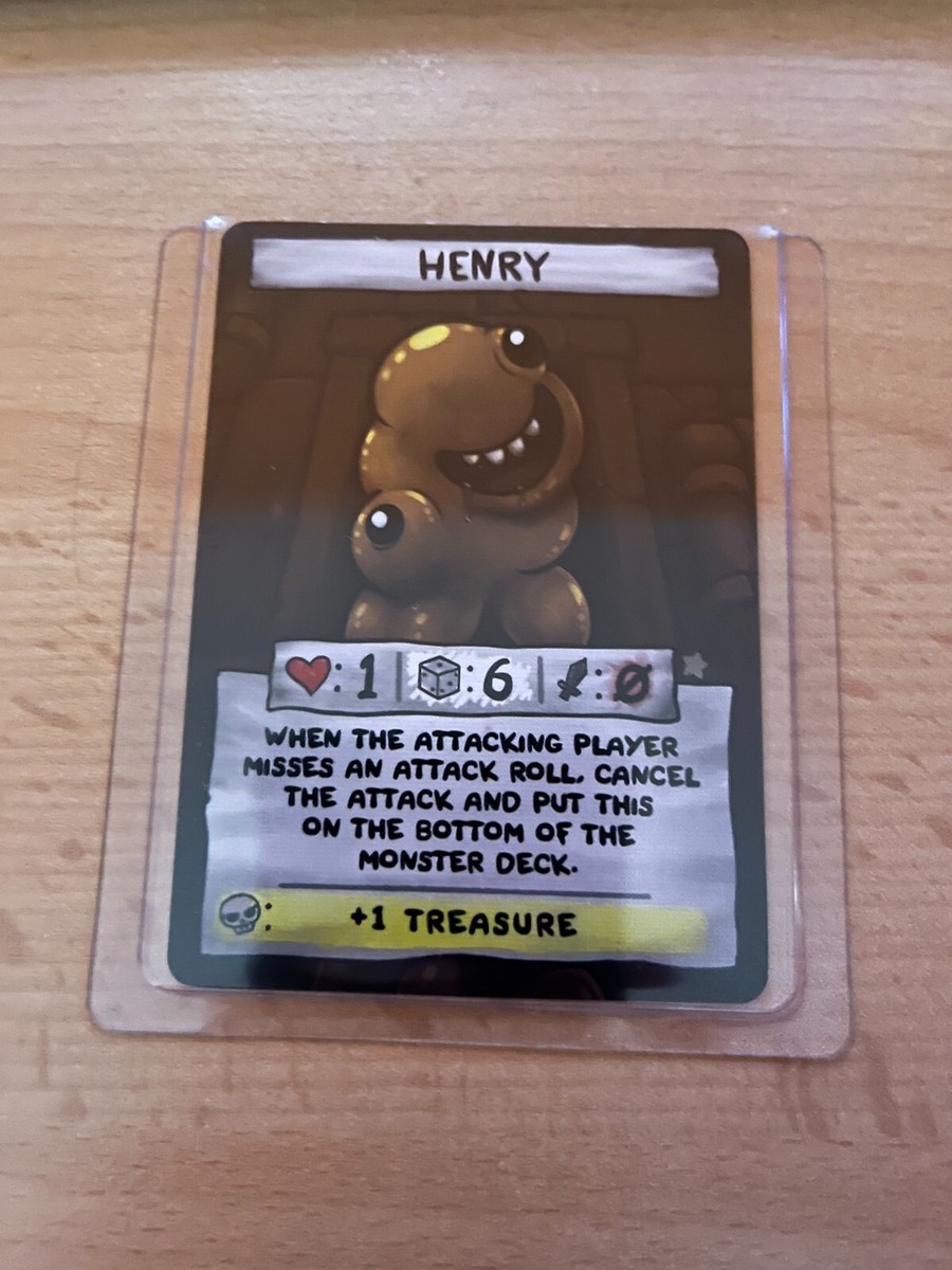 Henry Full Art Promo Card - The Binding Of Isaac Four Souls Requiem
