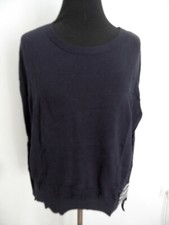 MARC O POLO schöner Pullover blau Coton like Cashmere Gr. M TOP PN1021