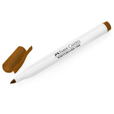 Faber-Castell Whiteboard Marker Pen Fine Nib Brown Ink Single Pen 
