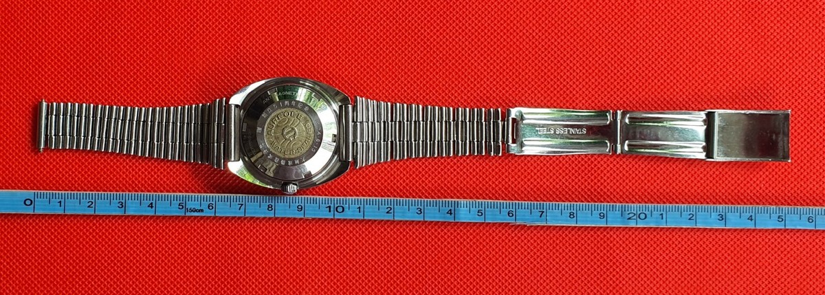 RARE VINTAGE AUREOLE AUTOMATIC 25 JEWELS INCABLOC SWISS MOVE WATCH