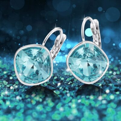 Xuping Jewelry Sparkly Crystal Hoop Earring for Women / Girls - FCM1