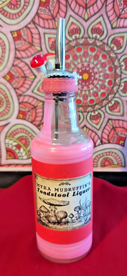 Valentines Decorations, Love Potion Bottle, Apothecary, Toadstool, Witch