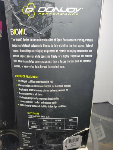 DONJOY PERFORMANCE BIONISCHER KNÖCHEL GRÖSSE XL - Bild 2 von 3