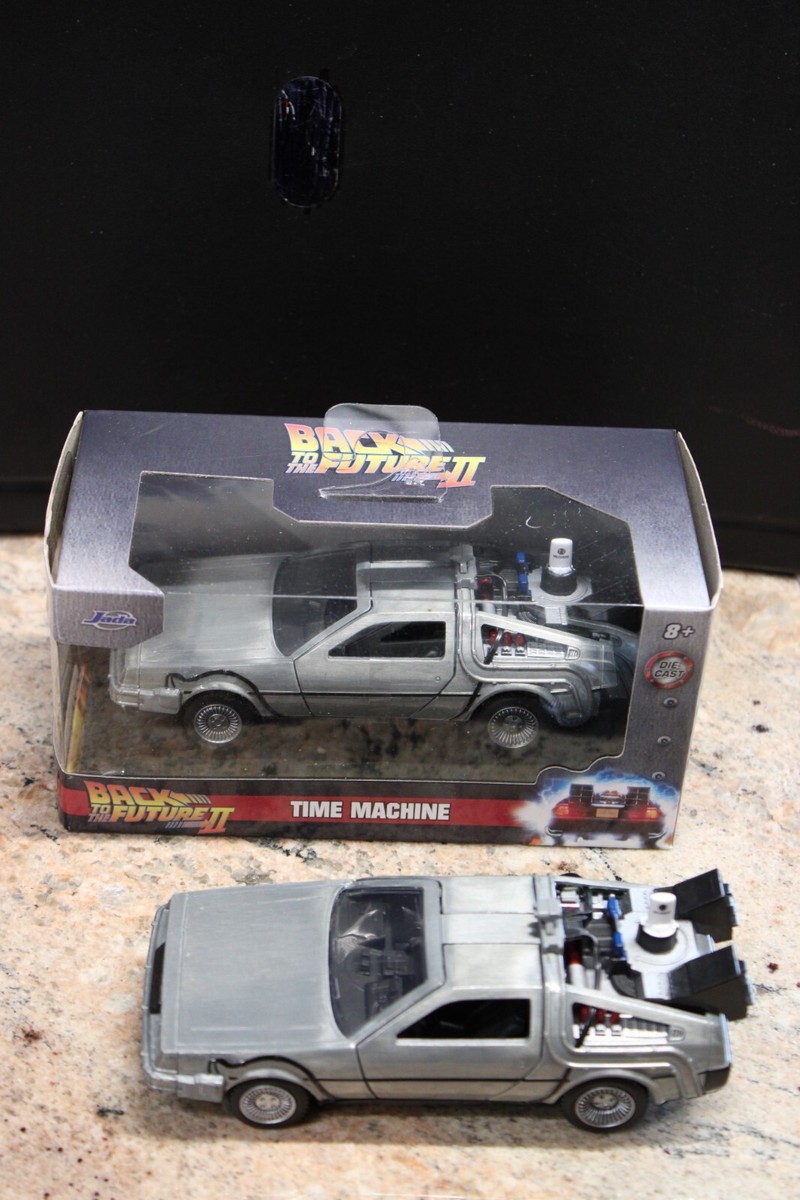 BACK TO THE FUTURE II - DELOREAN TIME MACHINE - PAIR - JADA TOYS
