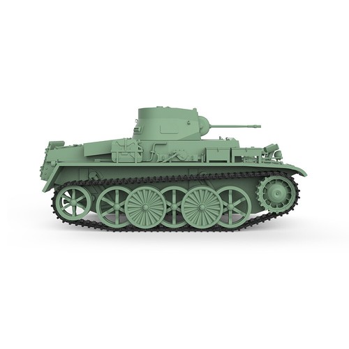 SSMODEL 707 1/32 Military Model Kit German Pz.Kpfw. I Ausf. C GAMES - Picture 3 of 4