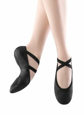 Bloch Prolite II Black Split Sole Ballet Slippers S0208L 2.5 B  ~