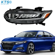 For Honda Accord 2018-2020 LED DRL Signal Headlight w/Halogen High Beam - Driver