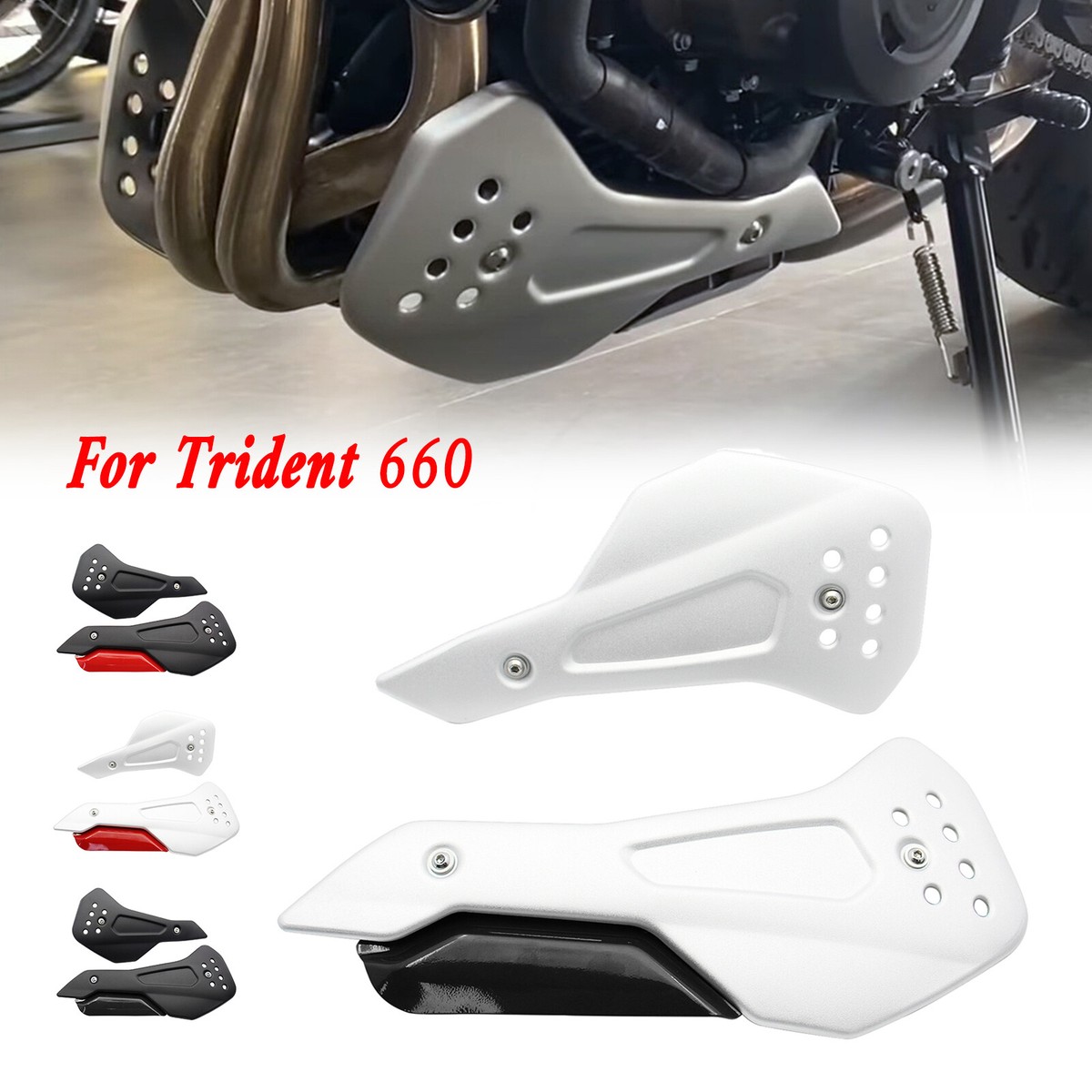 Aluminum Bellypan Kit For Triumph Trident 660 Lower Cowling Engine Spoiler  21-23