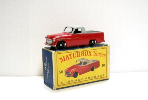 Matchbox Regular Wheel Nr. 50a Commer Pickup  BPW OVP   mint/boxed - Foto 1 di 10